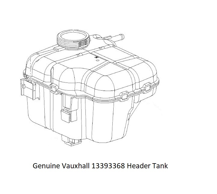 Genuine Vauxhall Astra J Cascada Radiator Coolant Expansion Header Tank