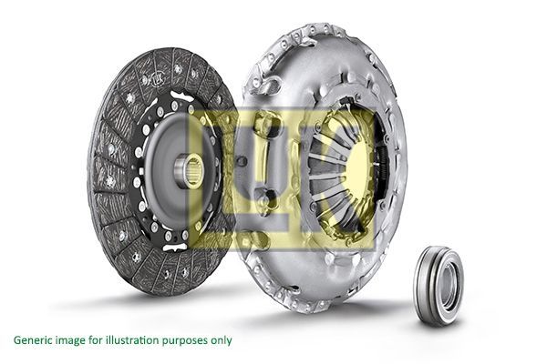 LuK 623060800 3 Part Clutch Kit For Vauxhall Opel Astra II