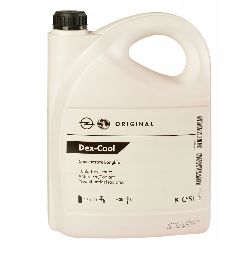 93165162 Long Life Red Anti Freeze Coolant Dex Cool Genuine Vauxhall