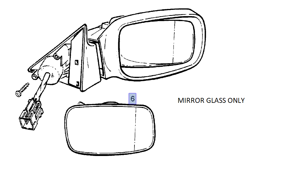 vauxhall zafira wing mirror replacement